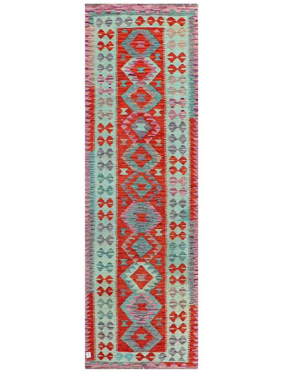 Maimana Afghanistan Kilim Runner - 289 x 91 cm