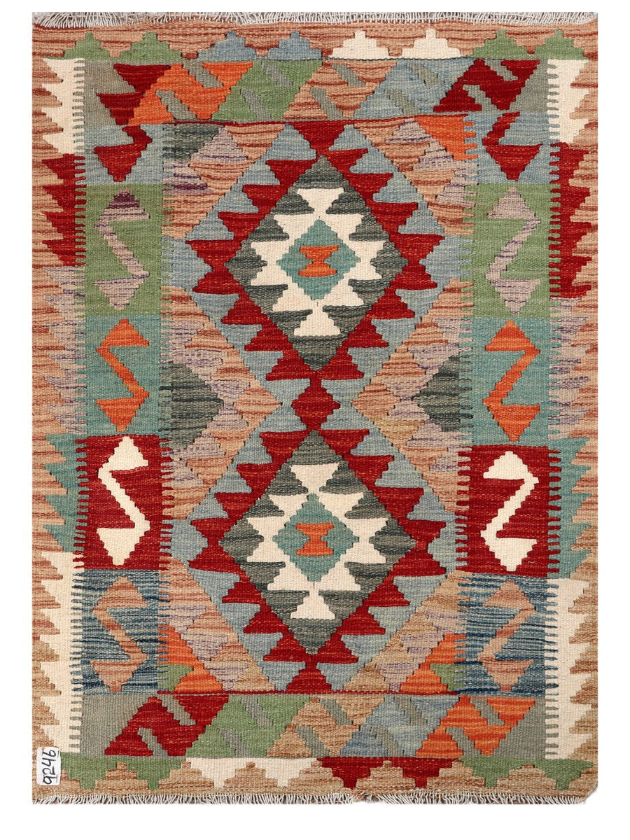 Maimana Afghanistan Kilim Rug - 119 x 85 cm