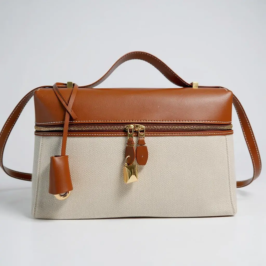 THE ZELMA LEATHER BAULETTO BAG