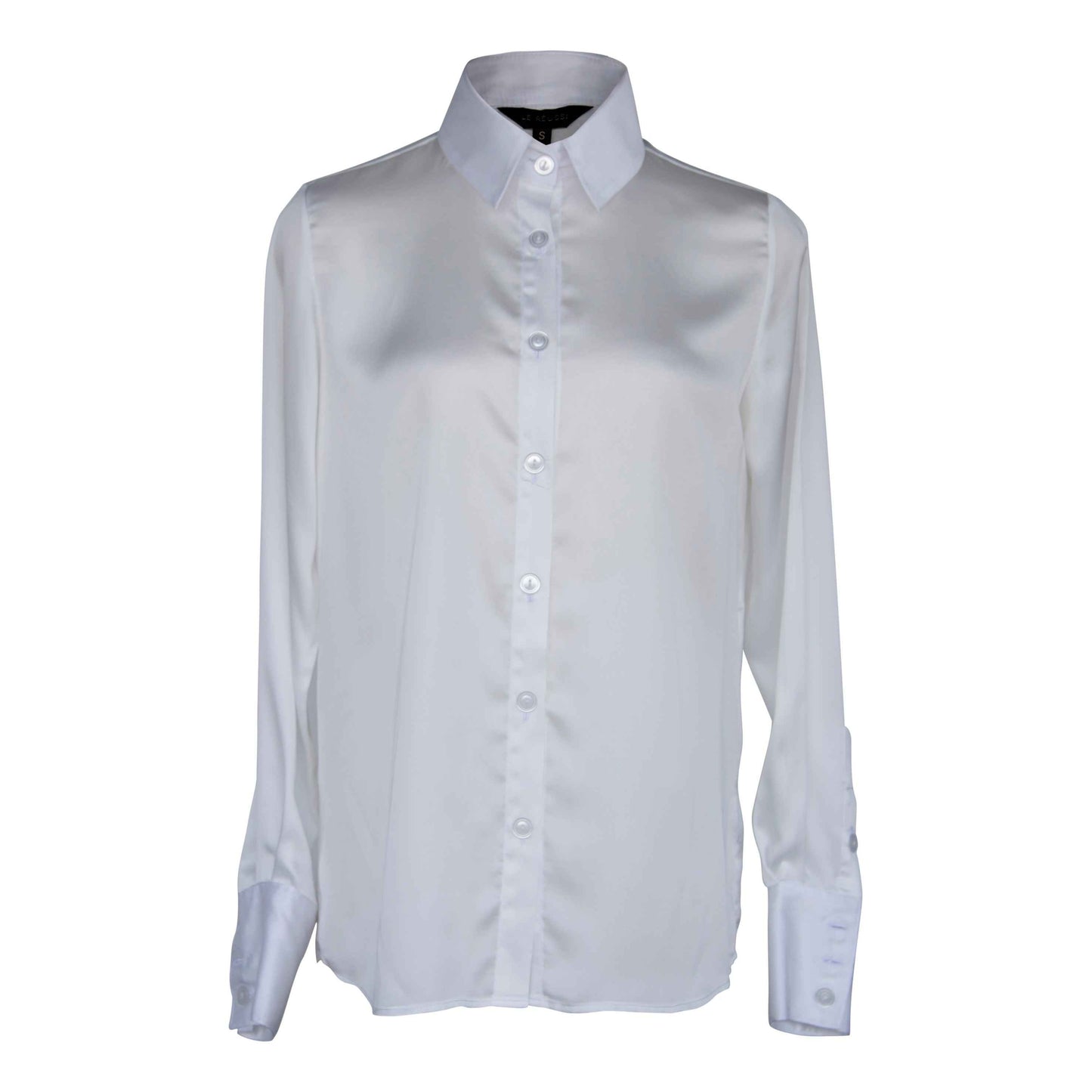 Elegance Silk Blouse in White – Luxurious Women’s Top