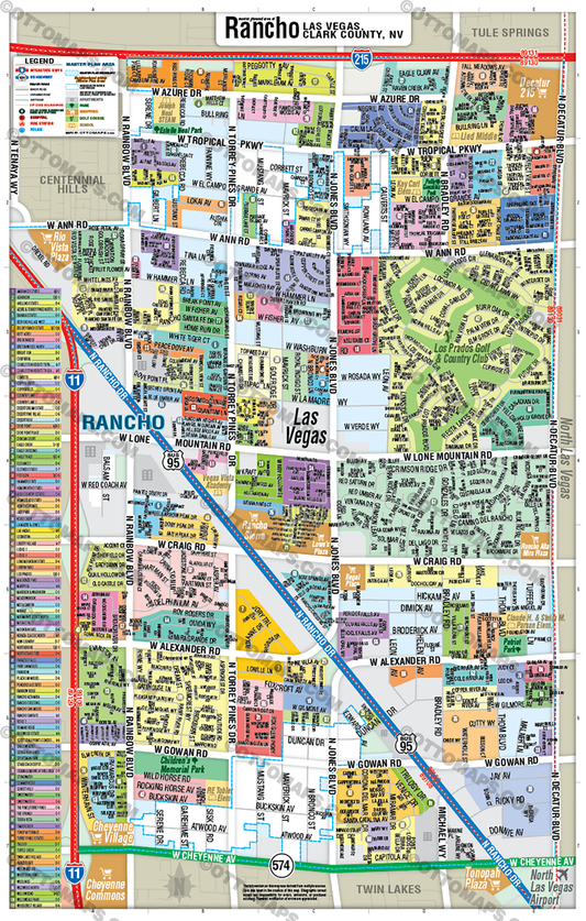 Rancho, Las Vegas, NV - POSTER PRINTS