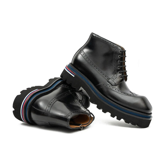 Side - Zipper Martin Boots 3016B Black