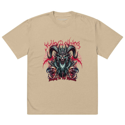 Darkness Oversized Faded T-Shirt