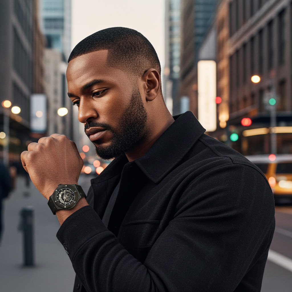 The 199 Gunmetal -Skeleton Automatic Luxury Watch by Dapr