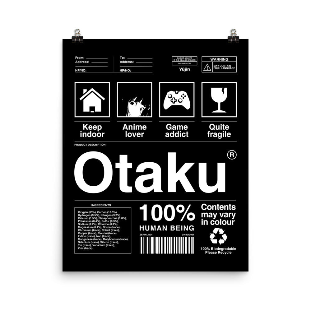 Póster otaku