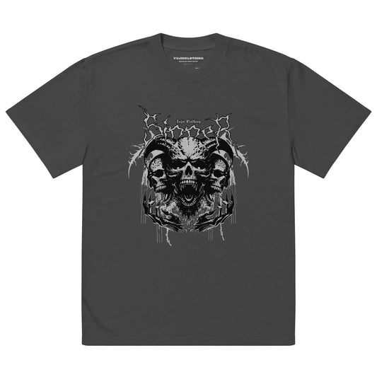 Sinner Oversized Faded T-Shirt