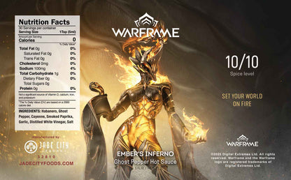 Warframe Hot Sauce 5-Pack