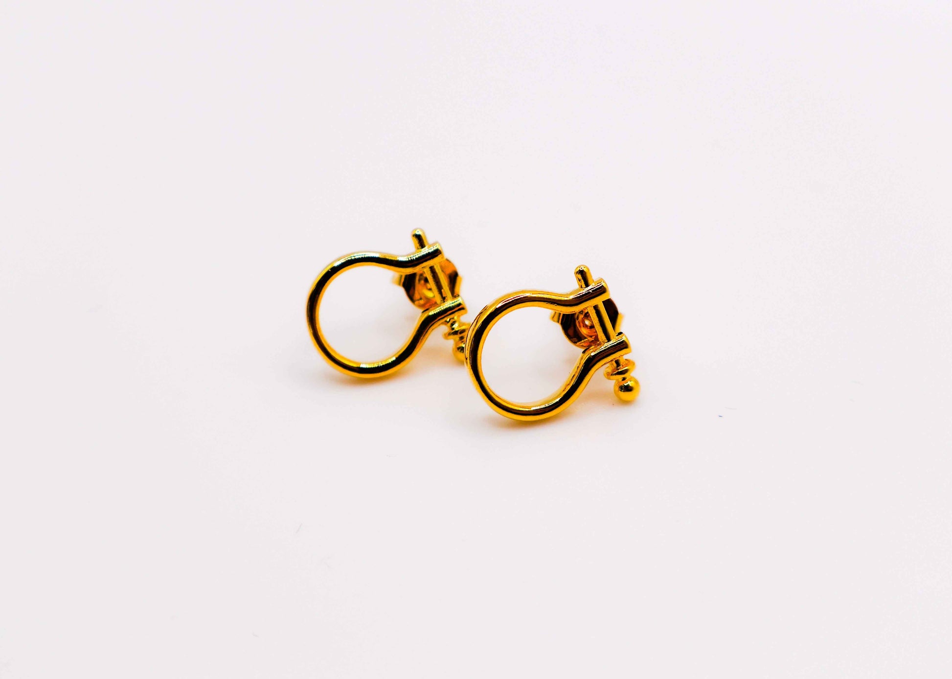 Golden Horseshoe Mini Earrings