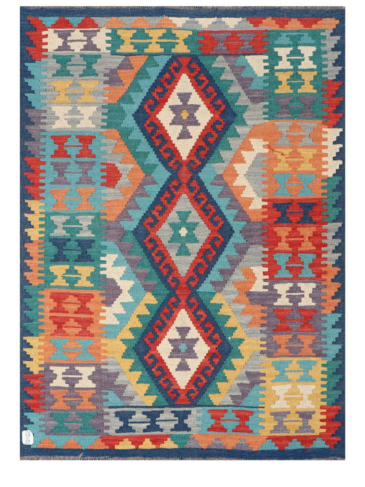 Maimana Afghanistan Kilim Rug - 152 x109 cm