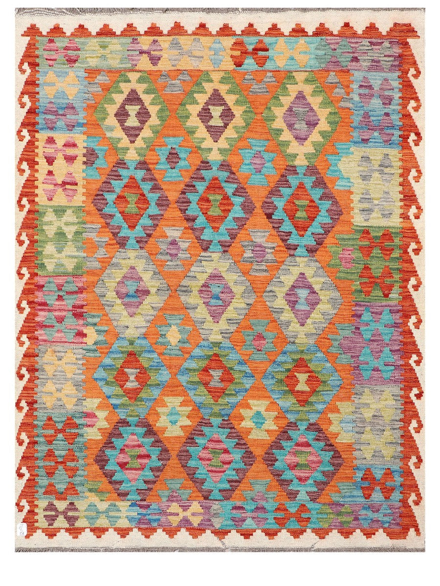 Maimana Afghanistan Kilim Rug - 197 x153 cm