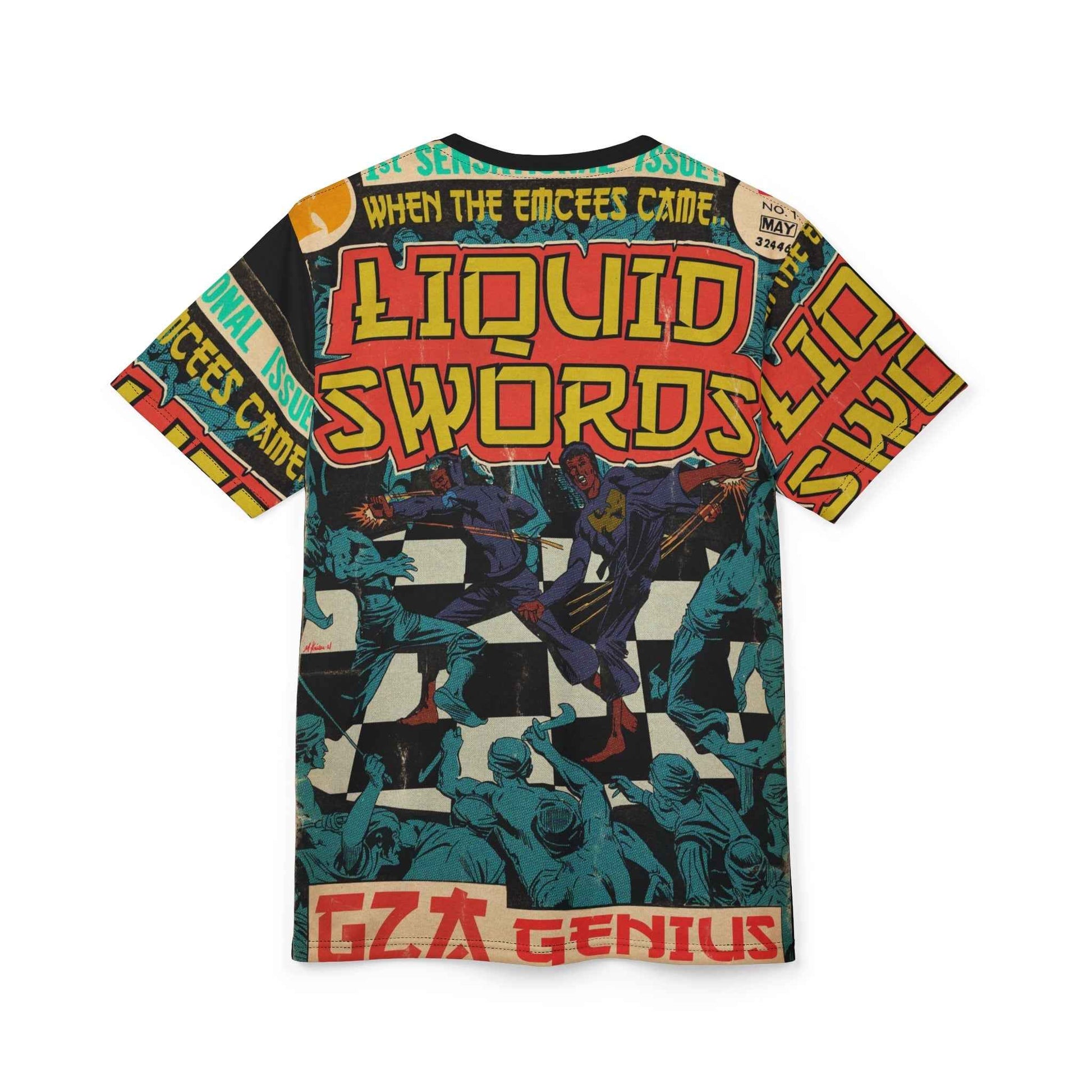Liquid Swords - Unisex Cut & Sew Tee (AOP)