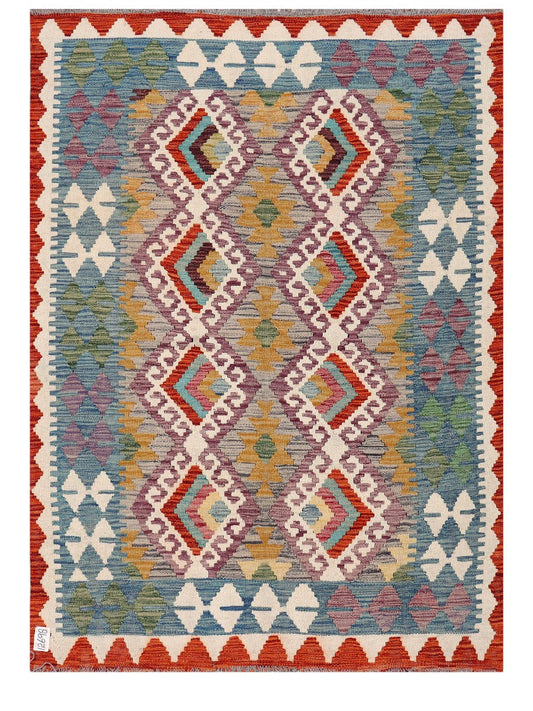 Maimana Afghanistan Kilim Rug - 168 x120 cm