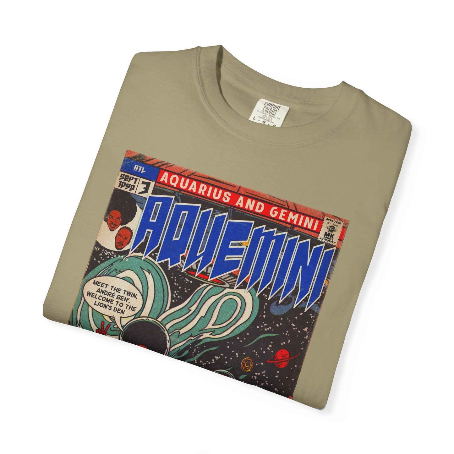 Aquemini - Comic Book Art - Unisex Comfort Colors T-shirt