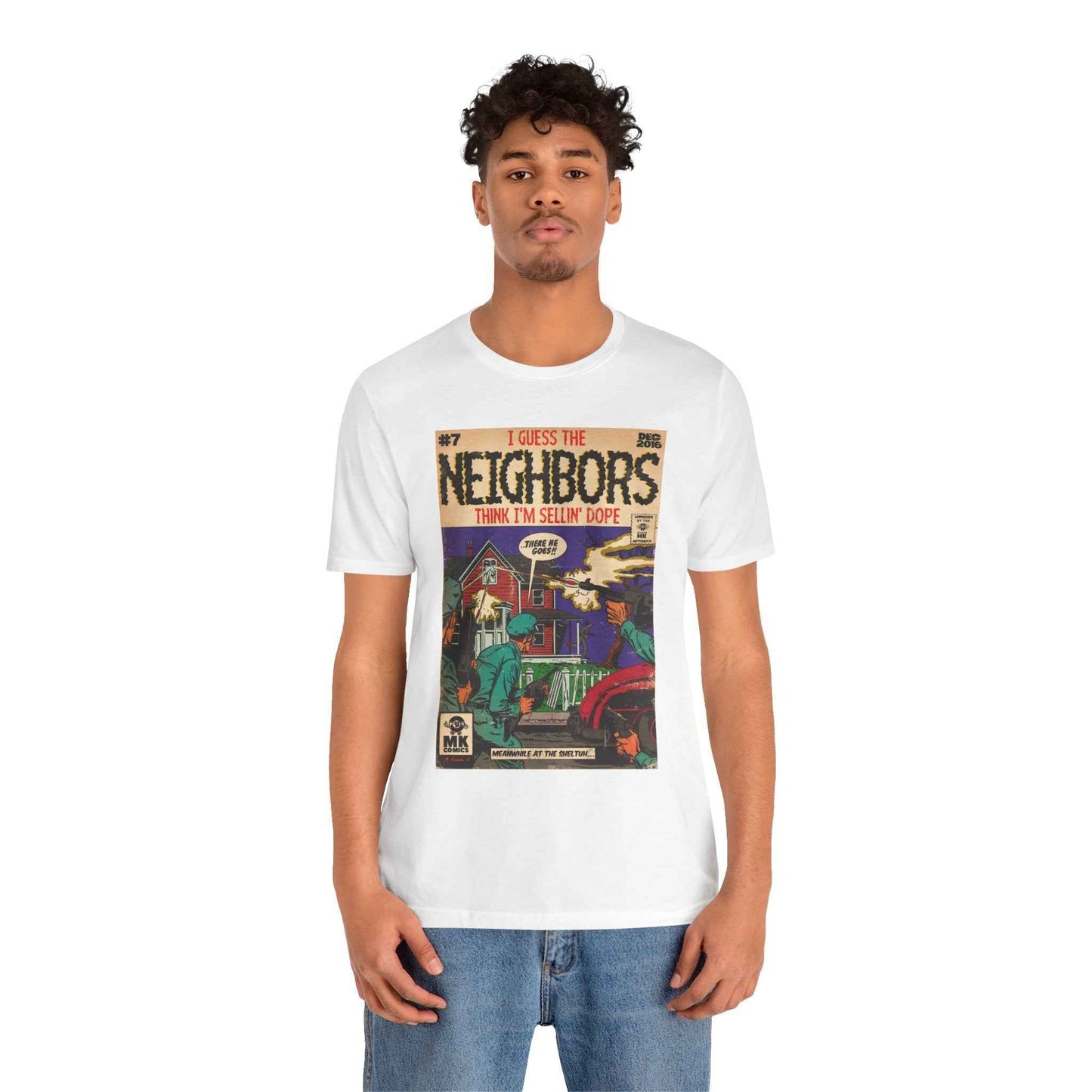 Neighbors - Unisex Jersey Short Sleeve Tee