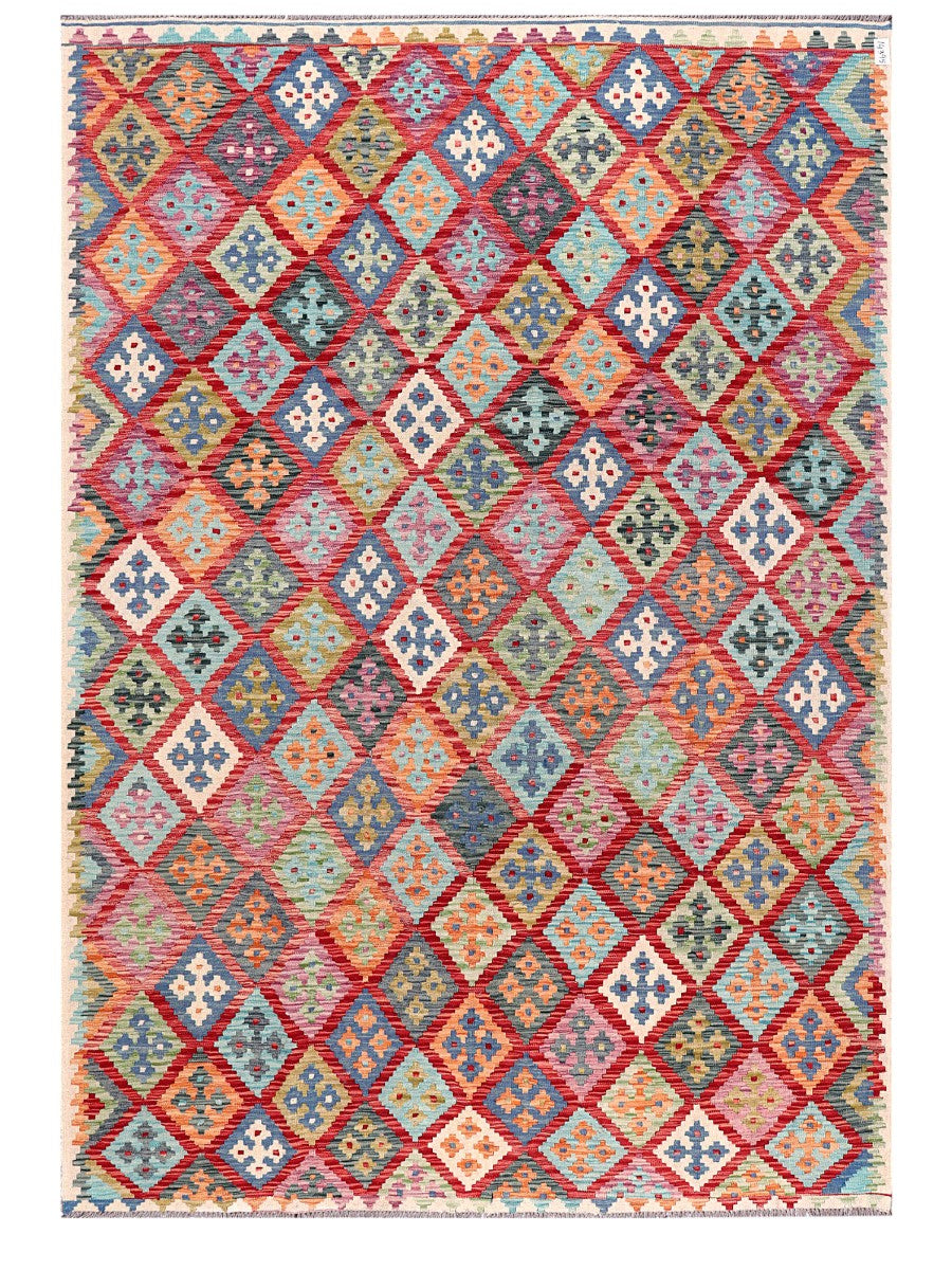 Maimana Afghanistan Kilim Rug - 296 x208 cm