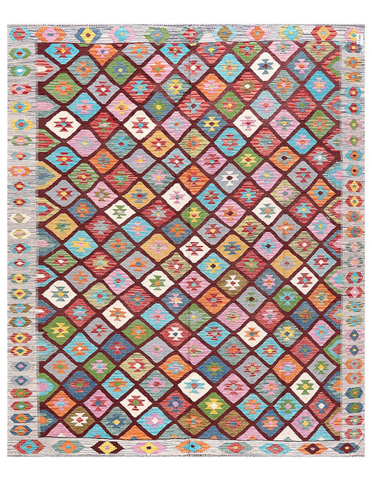 Maimana Afghanistan Kilim Rug - 293 x247 cm