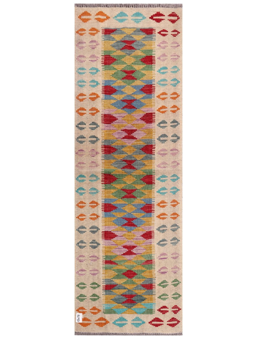 Maimana Afghanistan Kilim Rug - 210 x70 cm