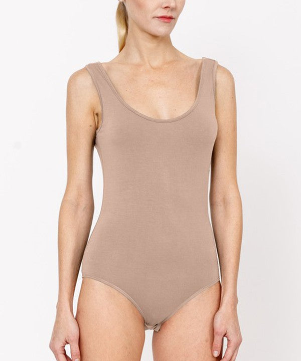 Fabina Bamboo Classic Tank Bodysuit