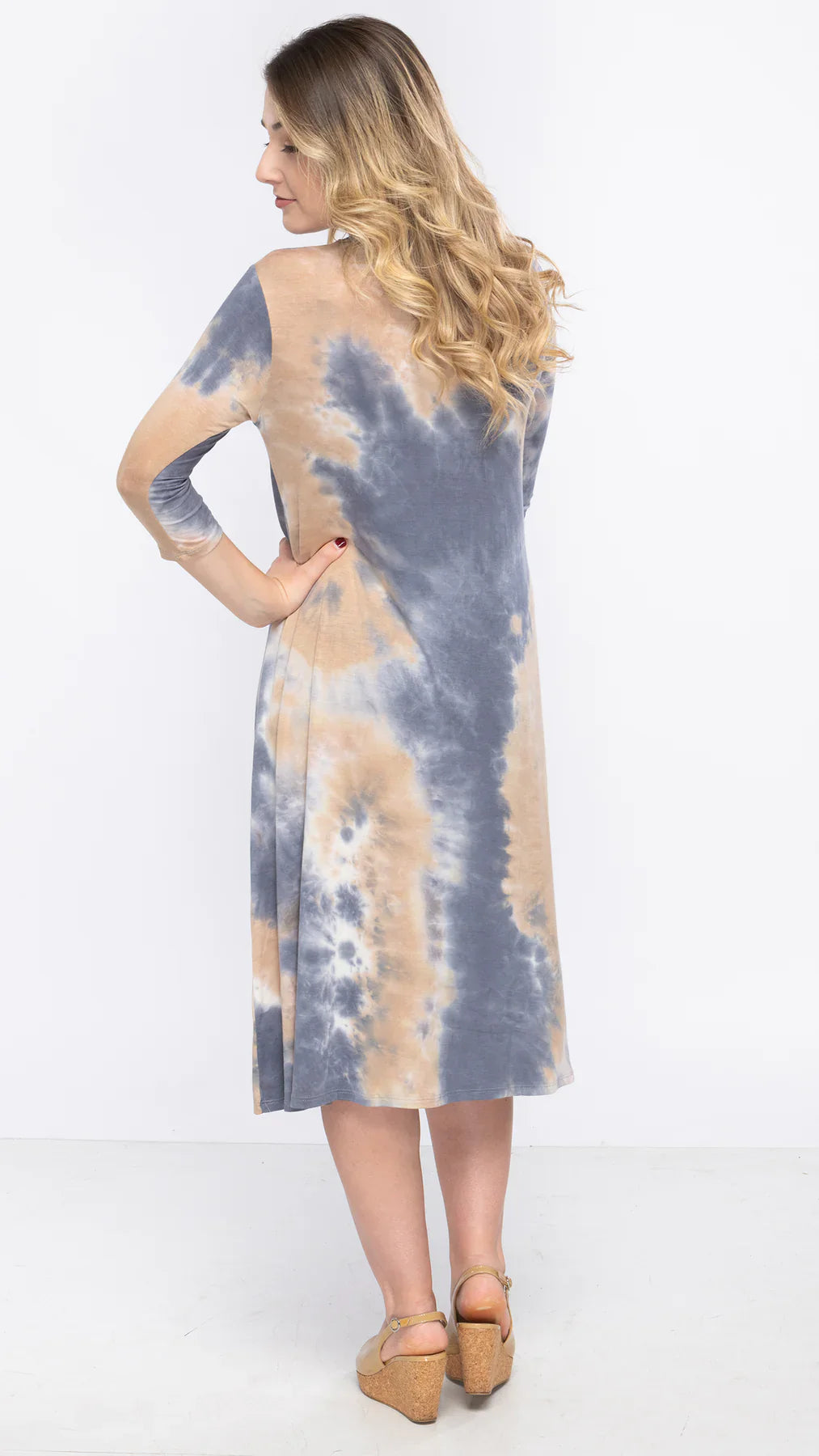 Tie Dye A-line Dress