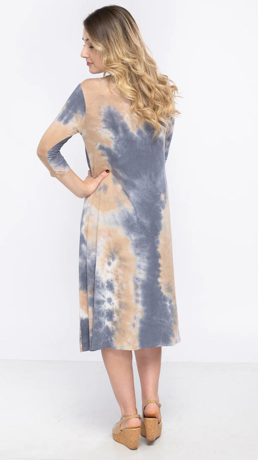 Tie Dye A-line Dress
