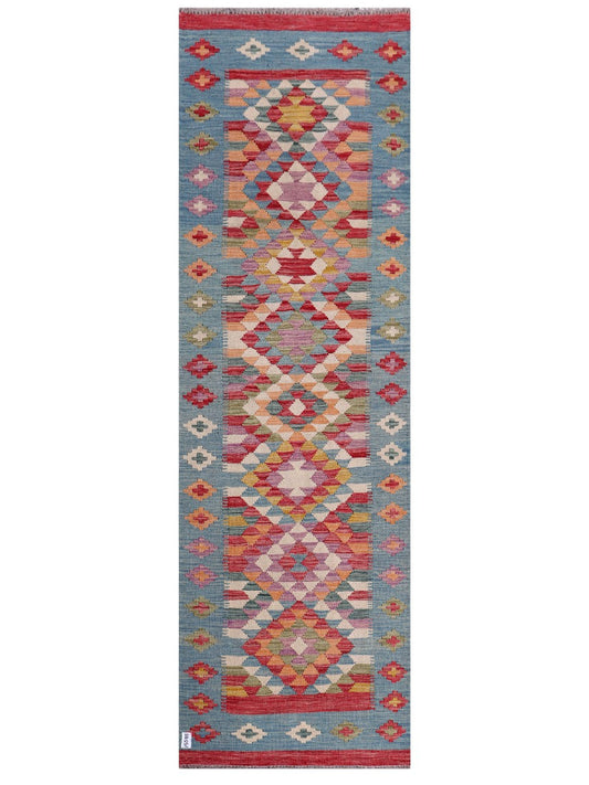 Maimana Afghanistan Kilim Runner - 284 x 88 cm