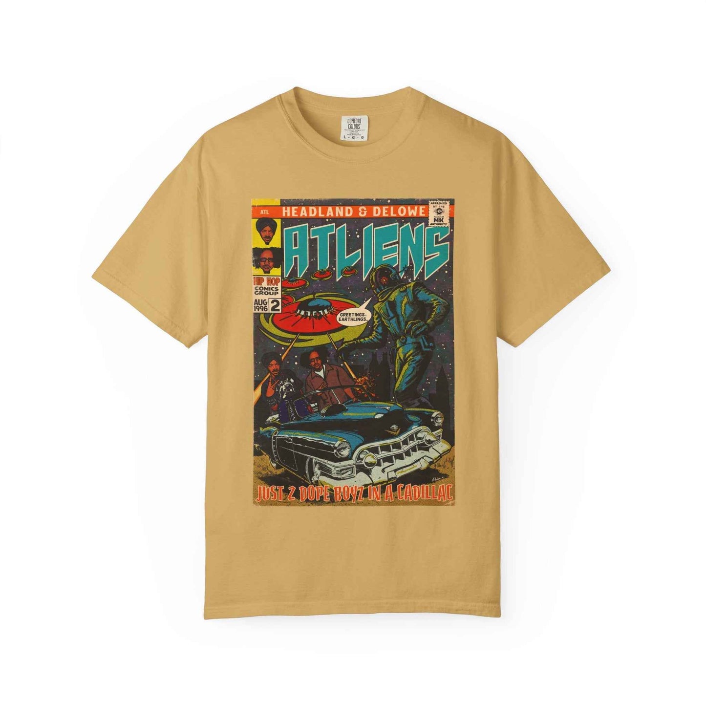 ATLiens - 2 Dope Boyz in a Cadillac - Unisex Comfort Colors T-shirt