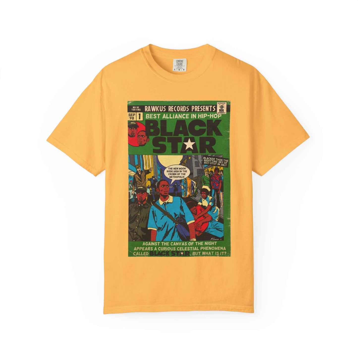 Black Star - Unisex Comfort Colors T-shirt