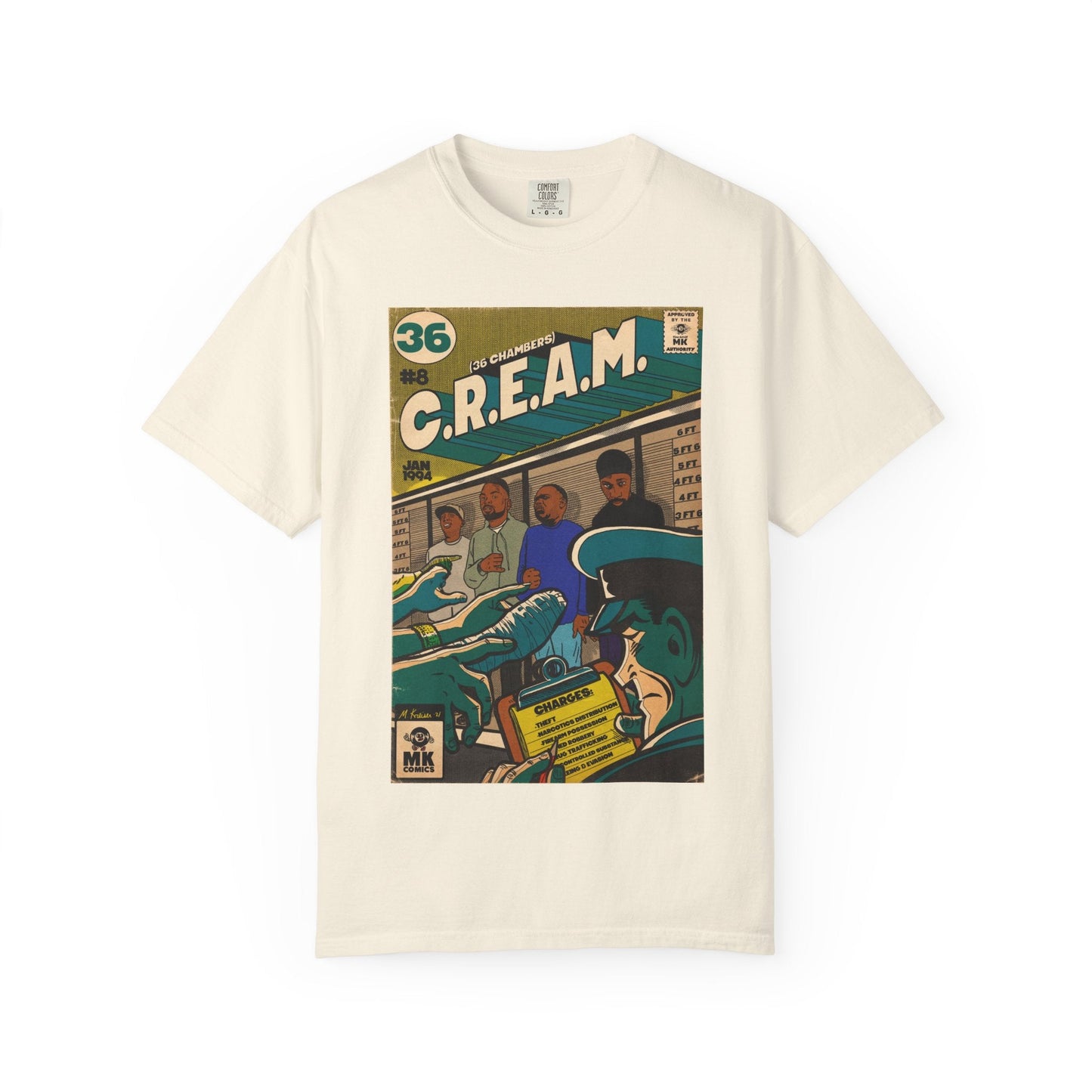 C.R.E.A.M - Unisex Comfort Colors T-shirt