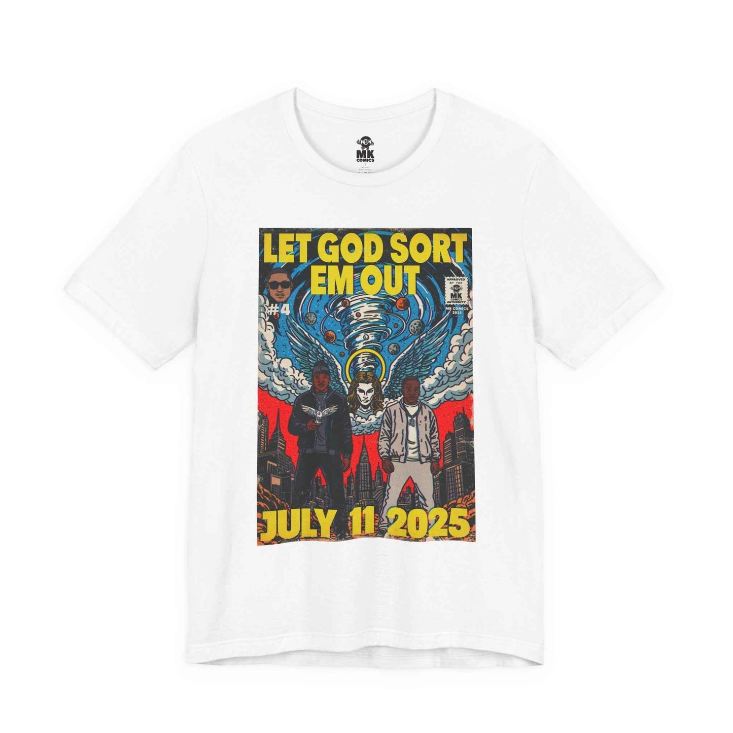 Let God Sort Em Out - Unisex Jersey Short Sleeve Tee
