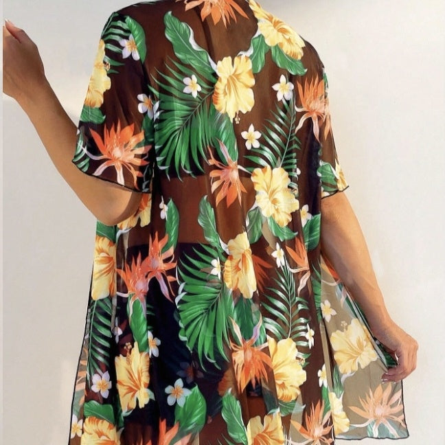 Women’s Floral Beach Set – Two-Piece Summer Outfit