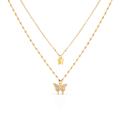 CHRISTIA BUTTERFLY NECKLACE - Lolomo!