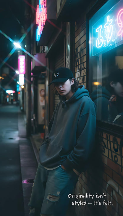 Sombrero de pana de gato asombrado