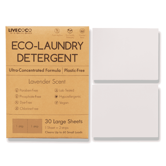 Eco-Laundry Detergent Sheets (60 Loads-Lavender Scent) - Lolomo!