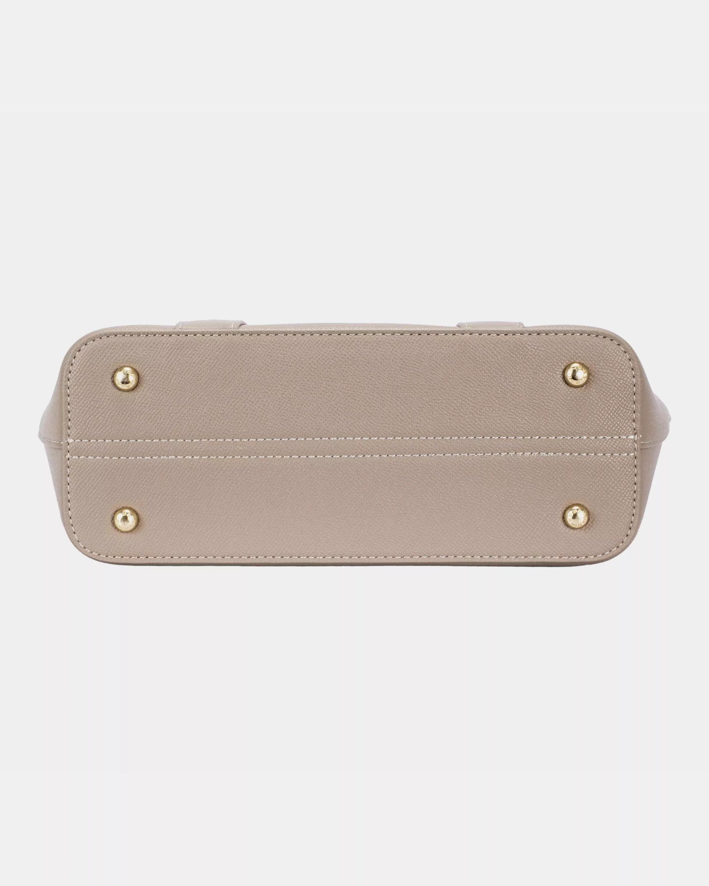 David Jones Leather Tote Bag with Gold Hardware