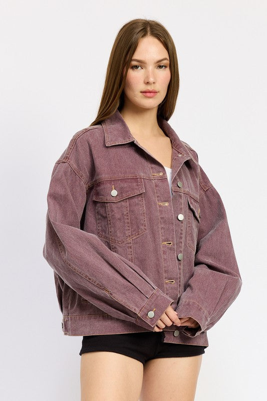 Emory Park Oversized Denim Shacket