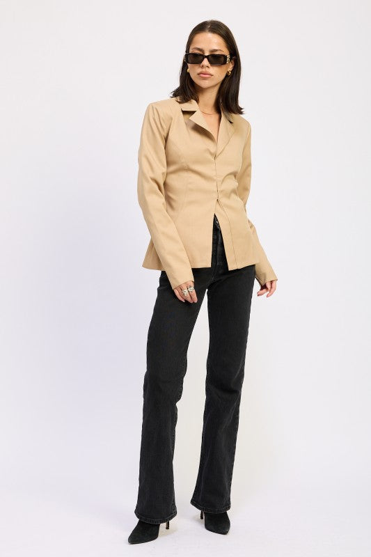 Emory Park Fitted Blazer Jacket