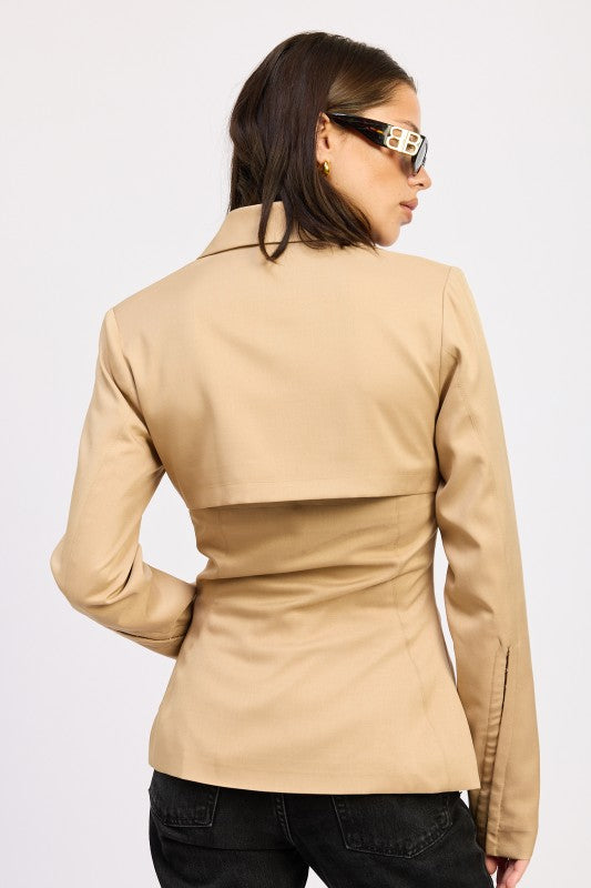 Emory Park Fitted Blazer Jacket
