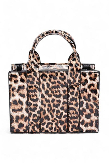 Leopard Printed Small Tote Bag