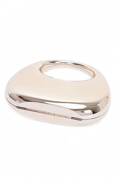 Polished Molded Top Handle Clutch