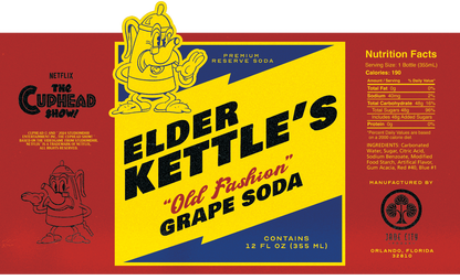 Elder Kettle's Grape Soda