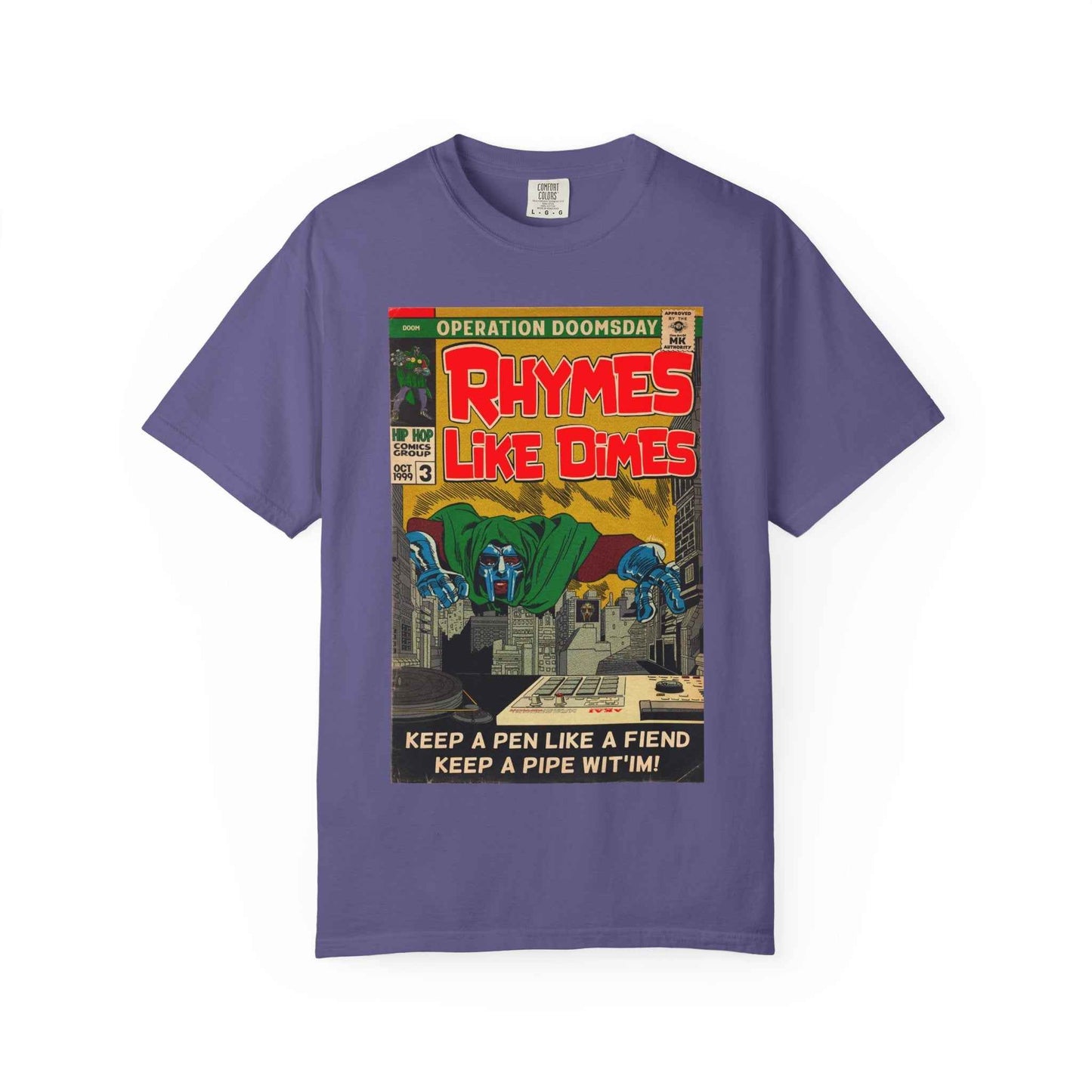 Rhymes Like Dimes - Unisex Comfort Colors T-shirt