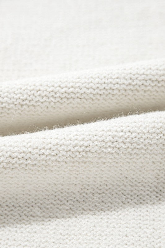 Colorblock Patch Pocket Drop Shoulder Sweater