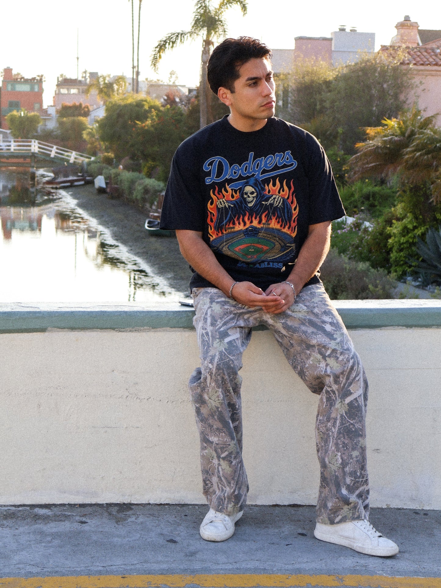 Black - Dodgers Reaper Tee