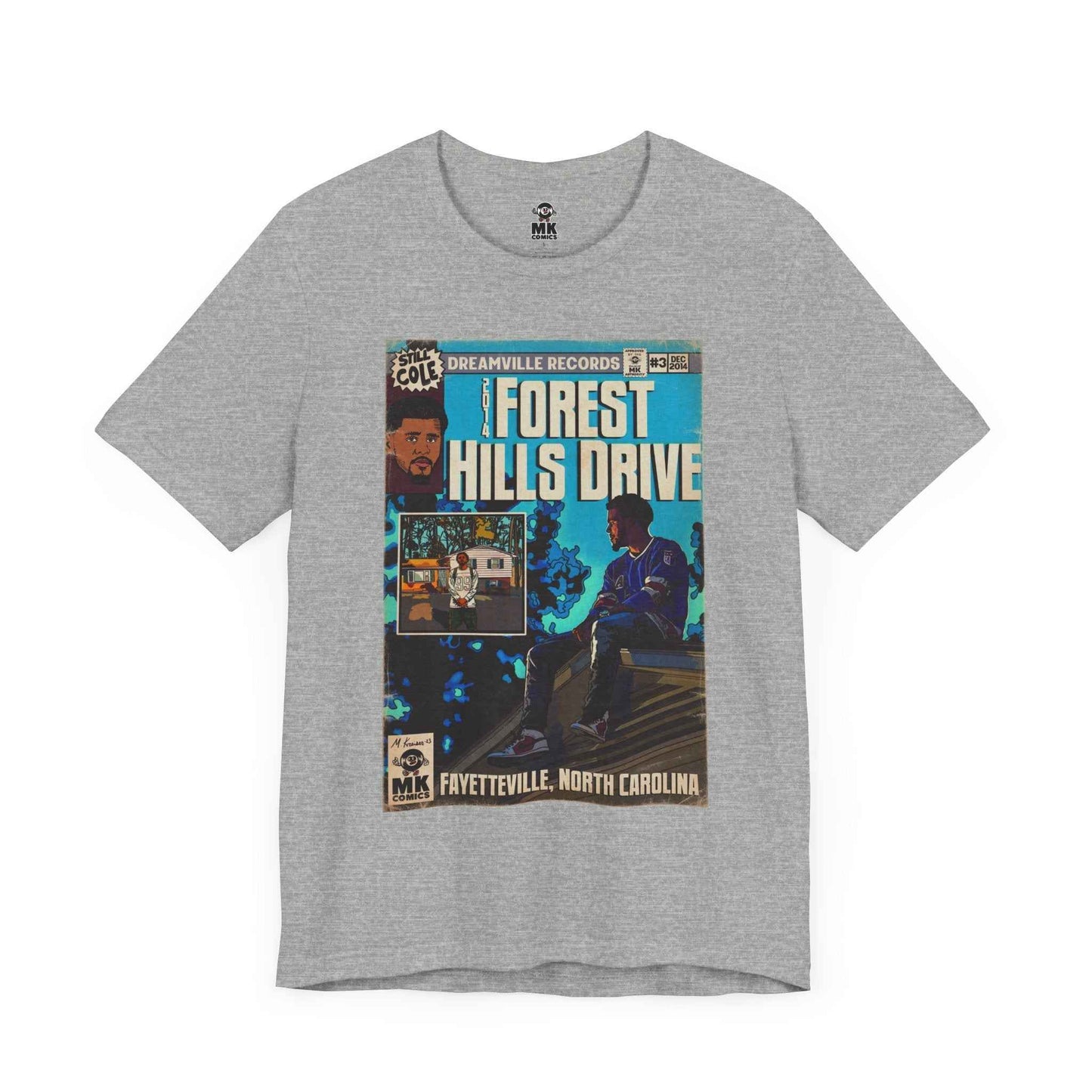 2014 Forest Hills Drive - Comic Book Art -  Unisex Jersey Short Sleeve Tee