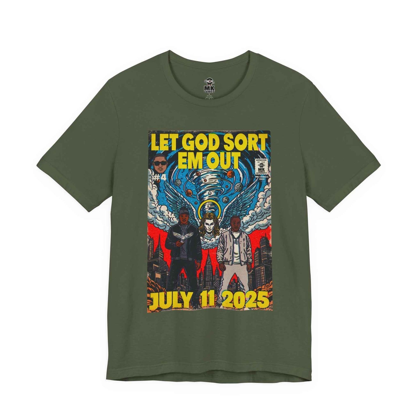 Let God Sort Em Out - Unisex Jersey Short Sleeve Tee