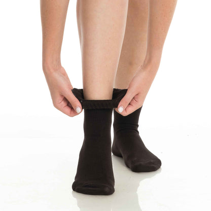 Men’s & Women’s Bamboo Diabetic Ankle Socks 4-Pack
