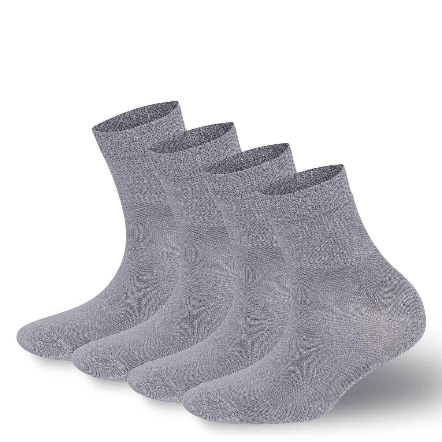 Men’s & Women’s Bamboo Diabetic Ankle Socks 4-Pack