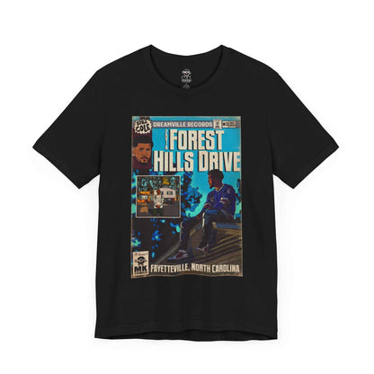2014 Forest Hills Drive - Comic Book Art -  Unisex Jersey Short Sleeve Tee