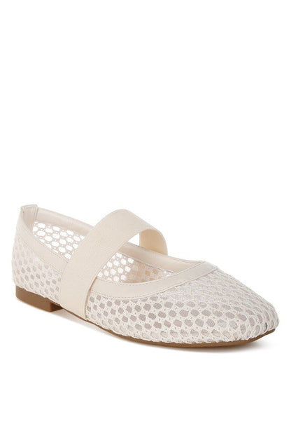 Nayela Mid-Foot Strap Ballerinas