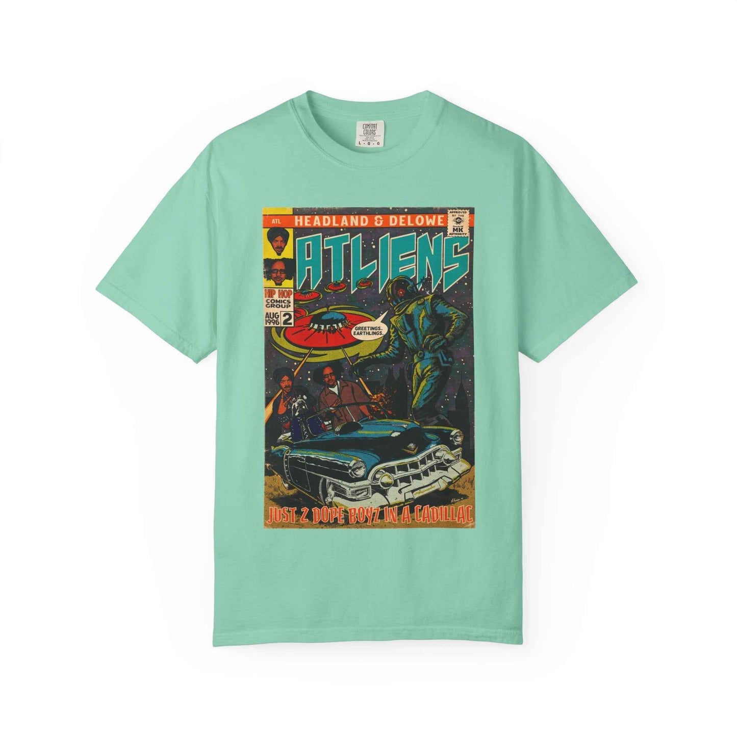 ATLiens - 2 Dope Boyz in a Cadillac - Unisex Comfort Colors T-shirt
